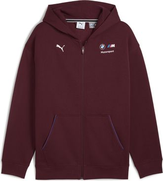 Puma Giacca con cappuccio e zip BMW M Motorsport Essentials da uomo, Accessori, Rosso, XXL
