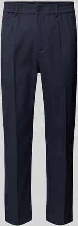Casual Friday Casual Friday Stoffhose mit elastischem Bund Modell Marc in Marine, Größe 31/34