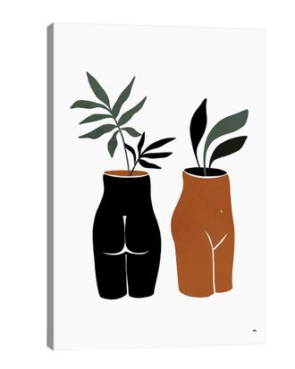iCanvas Icanvas Nude Planters Wall Art By Bria Nicole
