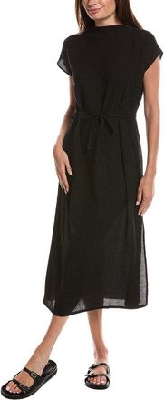 Eileen Fisher Eileen Fisher Funnel Neck Midi Dress