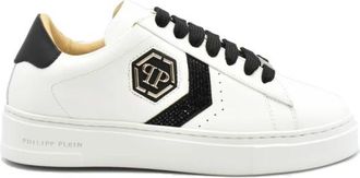 Philipp Plein Dames Schoenen Sneakers Zwart Aw 24 - Dames - Sneakers - Wit - 36 EU - Leer - Schoenen