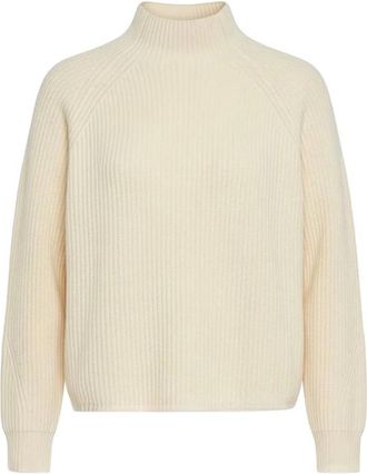 Max Mara Nettare Sweater - Dames - Coltruien - Wit - M - Wol - Truien & Vesten