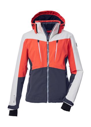 Killtec Skijacke KILLTEC KSW 43 WMN SKI JCKT, Damen, Gr. 40, coral, Obermaterial: 84% Polyamid, 16% Elasthan;Futter: 100% Polyester;F&uuml;llung: 100% Polyester, J