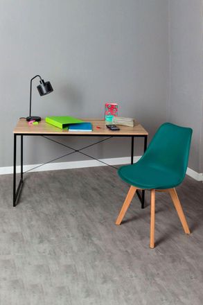 Regalos Miguel Regalos Miguel - Conjuntos De Mesa Y Sillas - Conjunto Escritorio Dek Y Silla Synk Basic - Verde Azulado