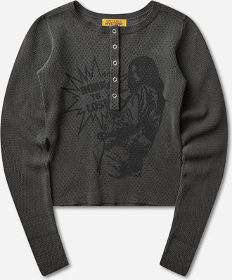Hysteric Glamour Women s Born To Lose Pullover Charcoal