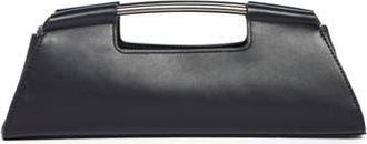 BCBGeneration Curved Hardware Handle Clutch in Black at Nordstrom Rack
