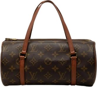 Louis Vuitton Pre-owned Papillon 26 - Dames - Pre-owned - Bruin - Maat: ONE Size Leer