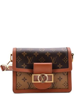 Louis Vuitton Dauphine Shoulder Bag Reverse Monogram Canvas Mini crossbody bag - Marrone
