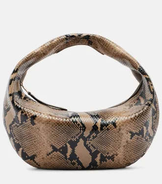 Khaite Olivia Medium snake-effect leather tote bag