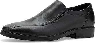 Ecco Milan Bike Toe Loafers Mens Shoes Black : EU 44 (US Mens 10-10.5) M, Leather/Rubber/Textile