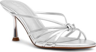 Steve Madden Edna Slide Sandal in Silver at Nordstrom, Size 10