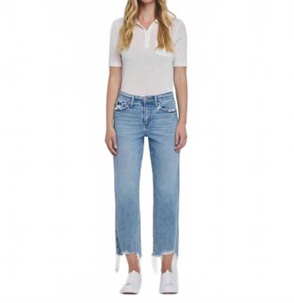 Flying Monkey High Rise Regular Straight Jeans In Denim