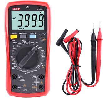 OEM Mult&iacute;metro Digital Ut890c True Rms 6000, Amper&iacute;metro, Volt&iacute;metro, Medidor De Voltaje Ca/cc, Resistencia, Corriente, Capacitancia, Frecuencia Y Tempera