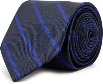 GANT Yale Striped Silk tie - Navy - One Size