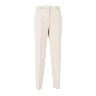 PESERICO Broeken, Dames, Beige, M, Slim-fit Broeken