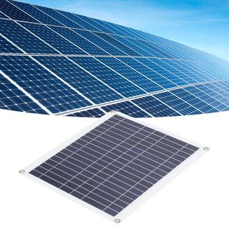 Infinite Kit Solar Fotovoltaico De 20 W Con Controlador De Carga Port&aacute;til Y Plegable De 100 A Y Cargador Para Tel&eacute;fonos M&oacute;viles Y Veh&iacute;culos (monocristalino)