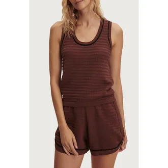Varley Gideon Knit Tank in Ironwood at Nordstrom, Size X-Large