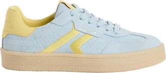 Tamaris Leren sneakers, honingkleurige zool