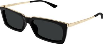 Saint Laurent SL 766 001 Mens Sunglasses Black Size 57 - Free RX Lenses - Free RX Lenses