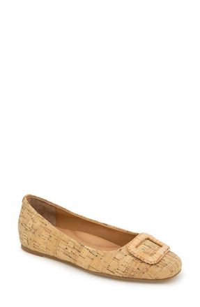 Gentle Souls Sailor Buckle Flat in Natural Cork at Nordstrom, Size 7