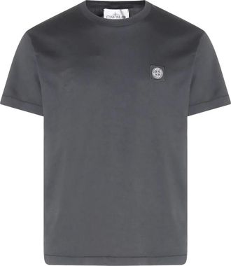 Stone Island Loodgrijs T-shirt - Heren - T-shirts - Grijs - S - Tops