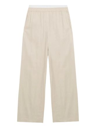 SIMKHAI Bristol poplin trousers - Neutrals