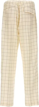 Undercover Mens Bicolor Rayon Casual Pants