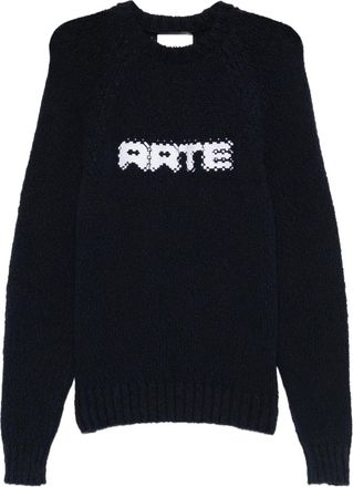 Arte Sweater met logo - Blauw