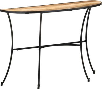 vidaXL Vidaxl - Mesa Auxiliar De Madera Maciza De Mango 110x40x77 Cm