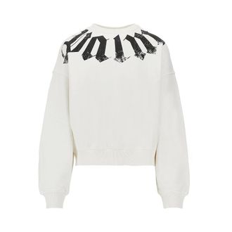 Palm Angels Logo print Loose Fit crewneck sweatshirt Man L