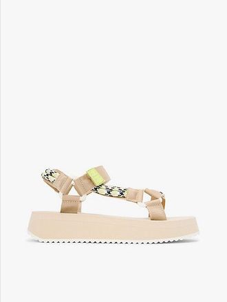 Tommy Hilfiger Sandalias de plataforma con tiras trenzadas