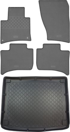 OEM Juego De Alfombrillas De Goma Para Coche Y Alfombrilla Para Maletero Para Porsche Cayenne Ii 92a Suv (5 Puertas) Fabricado Entre Mayo De 2010 Y Octubr