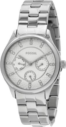 Fossil Modern Sophisticate Quartz Crystal Silver Dial Ladies Watch BQ1560