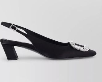 Roger Vivier silk high heel pumps