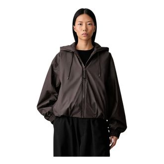 Rains Lohja Jacket - - Jackets - Donna - Marrone - L