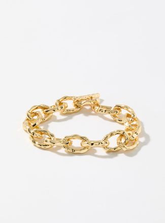 Pilgrim Womens Oval wavy link chain bracelet Exclusive Simons x Pilgrim collection