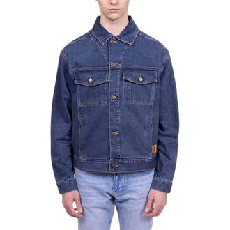 Timberland Herenjeansjas in effen kleur, reguliere pasvorm (Indigoblauw)