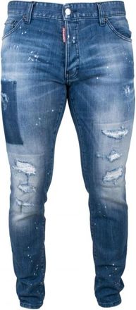Dsquared2 Cool Guy Jeans - Heren - Slim Fit Jeans - Blauw - XS - Katoen - Jeans