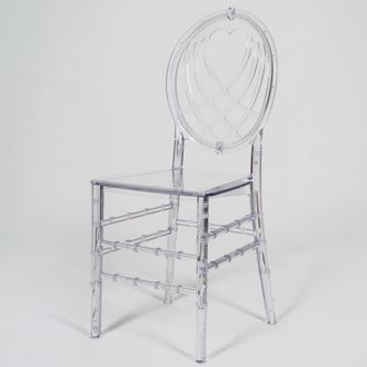 Biscottini International Sillas De Policarbonato Transparente Silla De Cocina Apilable 39x40x91 Cm Sillas De Pl&aacute;stico Sillas Para Comedor Y Dormitorio