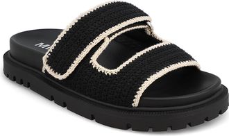 Mia Womens Gabri Sandal In Black/cream