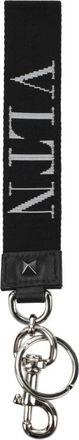 Valentino Garavani Stoffen Sleutelhanger - Heren - Sleutelhangers & Tashangers - Zwart - ONE Size - Leer - Accessoires