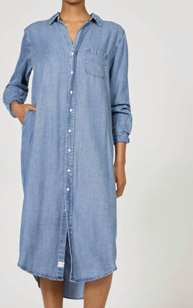 Dear John Denim Galina Shirt Dress In Imperial Blue