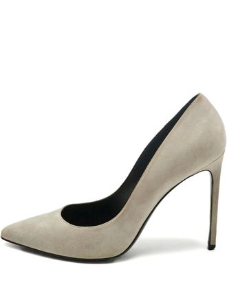 Saint Laurent Anja stiletto pumps - Grijs