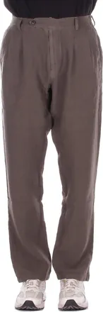 MC2 Saint Barth Relaxed Fit Tapered Leg Pants with Button Detailing