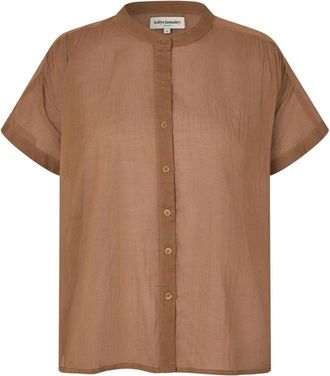 Lollys Laundry Shirts - Dames - Overhemden - Bruin - XS - Overhemden
