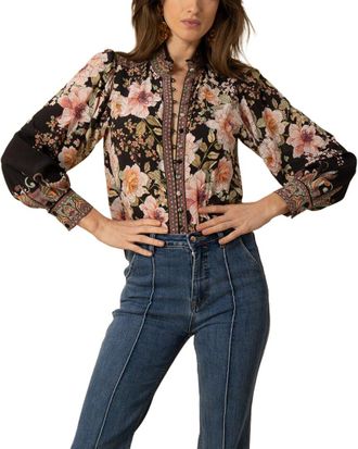 Hale Bob Silk Hanna Blouse