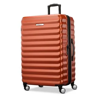Samsonite Element Hardside Expandable 28 Large Checked Spinner Luggage in Copper Orange at Nordstrom