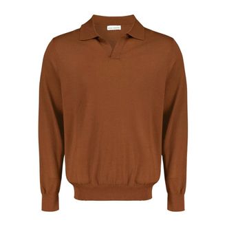 Autore Stewart Polo - Knitwear - Hombre - Marr&oacute;n - 2XL