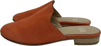 Eileen Fisher Womens Peach Slip-On Mule In Brown