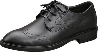 Generic Mens Classic Oxfords Lace Up Business Formal Wingtip Brogue Dress Shoes (Black,5.5)